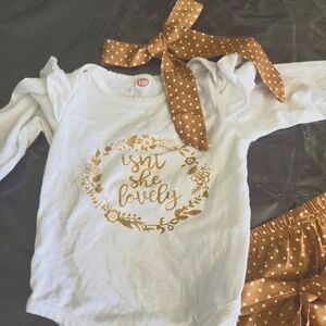 NWT Baby Girl Long Sleeve Outfit